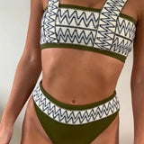 ZigZag Kaheosaline Bikiinikomplekt – Sportlik Elegants Rannapäevadeks