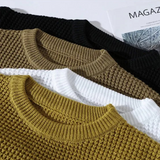 PULL EN NID D'ABEILLE PREMIUM