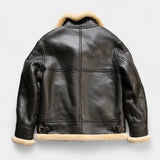Nahast Aviator-Jakk