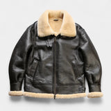 Nahast Aviator-Jakk